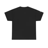 UFO Mountain Tee — Minimal Alien Spaceship Graphic T-Shirt with Grey Alien on Right Sleeve