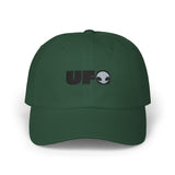UFO Alien Embroidered Cap — Retro Space Baseball Hat