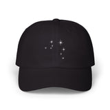 Libra Embroidered Dad Cap — Astrology Star Constellation with Libra Sign