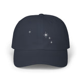 Aries Embroidered Dad Cap — Zodiac Constellation Hat with Aries Symbol