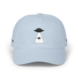 UFO Abduction Cow Embroidered Hat Cap