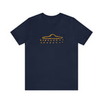 Gold UFO Cave Painting T-Shirt (1)